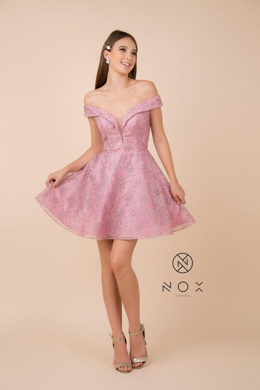 Formal Short Dress Homecoming - The Dress Outlet Nox Anabel