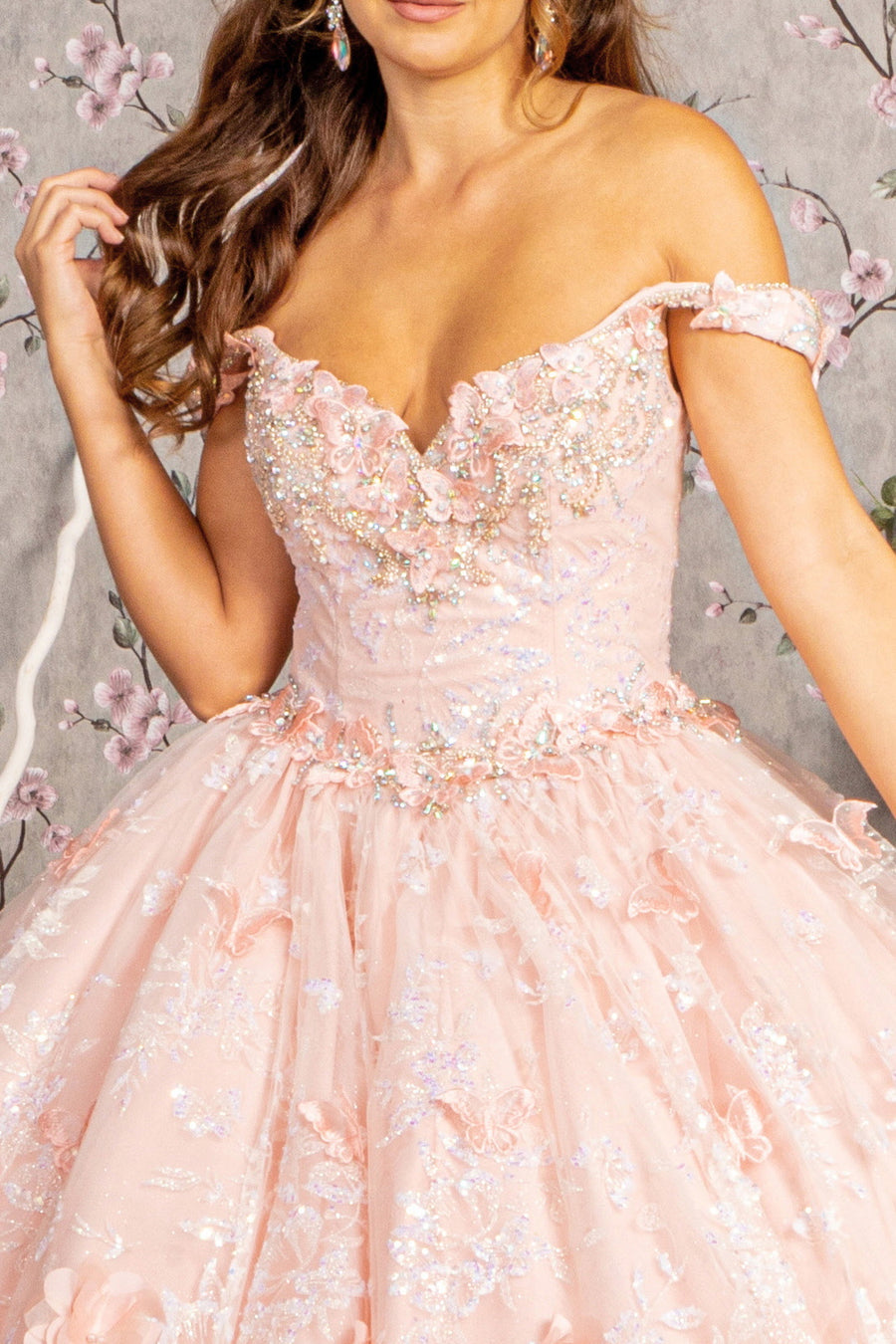 Quinceniera Dresses Sequin Quinceanera Ball Gown Blush