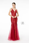 Gliiter Sequin Mermaid Long Prom Dress - The Dress Outlet Elizabeth K