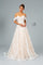 Glitter Mesh Sweetheart A-Line Long Prom Dress - The Dress Outlet Elizabeth K