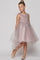 High Low Sequin Embroidered Flower Girls Dress - The Dress Outlet Cinderella Couture