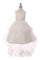 High Low Sequin Embroidered Flower Girls Dress - The Dress Outlet Cinderella Couture