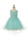 High Low Sequin Embroidered Flower Girls Dress - The Dress Outlet Cinderella Couture