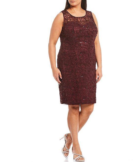 Ignite Evenings Mother of the Bride Short Dress Plus Size 9420248 - The Dress Outlet