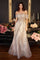 Cinderella Divine J835 Long Off Shoulder Prom Dress Platinum