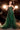 Formal Dresses Long Formal Glitter Overskirt Gown  Emerald