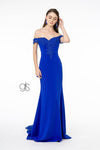 Jersey Long Dress Prom Dress - The Dress Outlet Elizabeth K