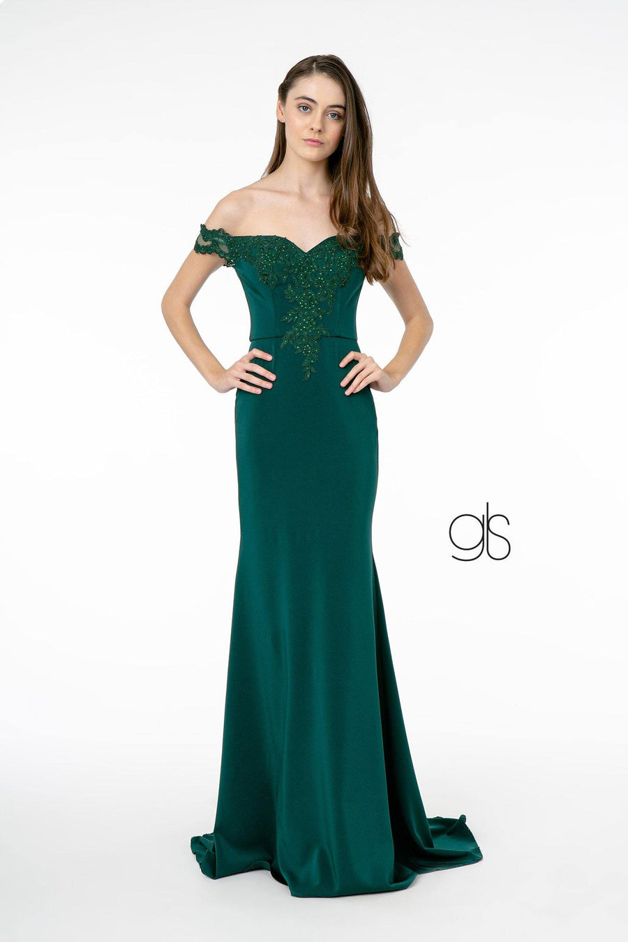 Jersey Long Dress Prom Dress - The Dress Outlet Elizabeth K