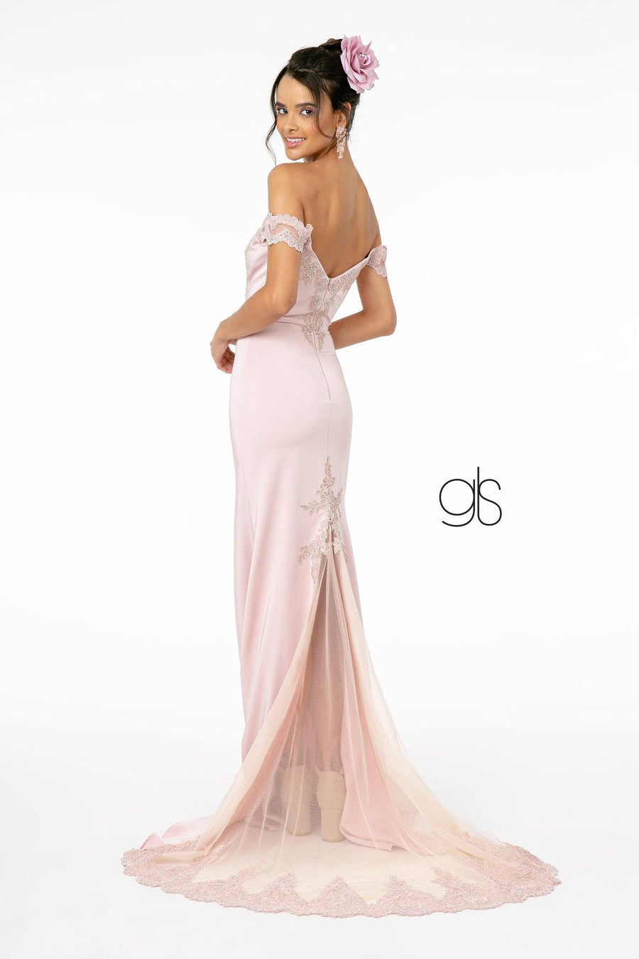 Jersey Long Dress Prom Dress - The Dress Outlet Elizabeth K