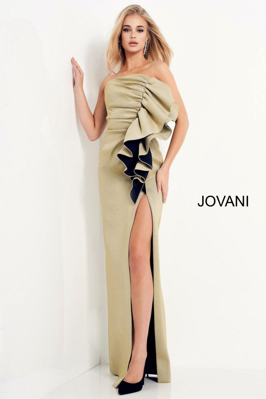 Jovani Long Fitted Sexy Prom Dress JVN00414 - The Dress Outlet