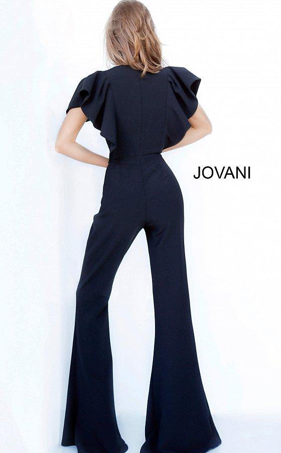 Black Jovani 00762 Long Formal Jumpsuit Dress for $700.0 – The Dress Outlet