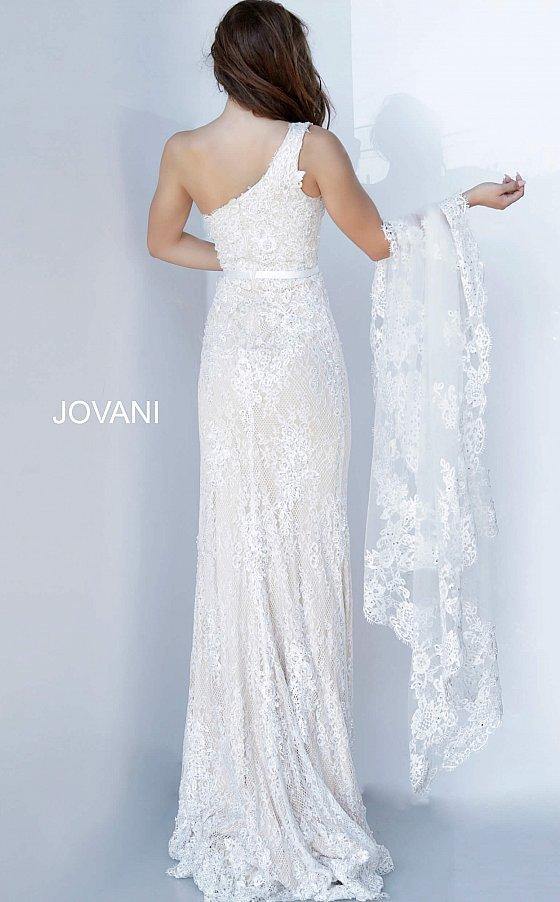 JVN By Jovani Long Wedding Dress JVN00866 - The Dress Outlet Jovani