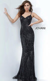 JVN By Jovani Long Formal Fitted Dress JVN00867 - The Dress Outlet Jovani