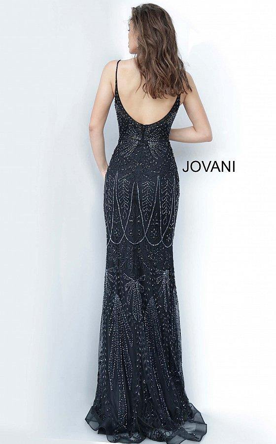 JVN By Jovani Long Formal Fitted Dress JVN00867 - The Dress Outlet Jovani