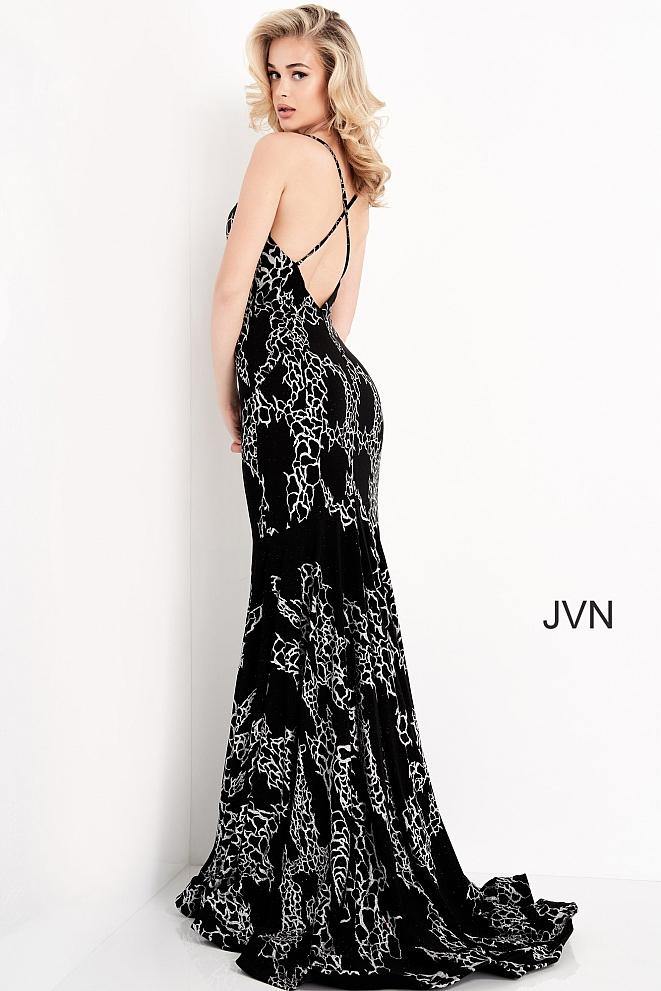 Jovani Long Fitted Ptom Dress JVN00905 - The Dress Outlet