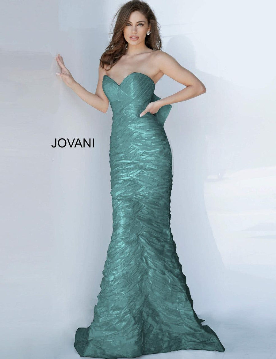 Jovani Long Strapless Prom Gown 02035 - The Dress Outlet