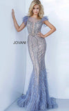 JVN By Jovani Long Formal Beaded Prom Gown JVN02326 - The Dress Outlet Jovani