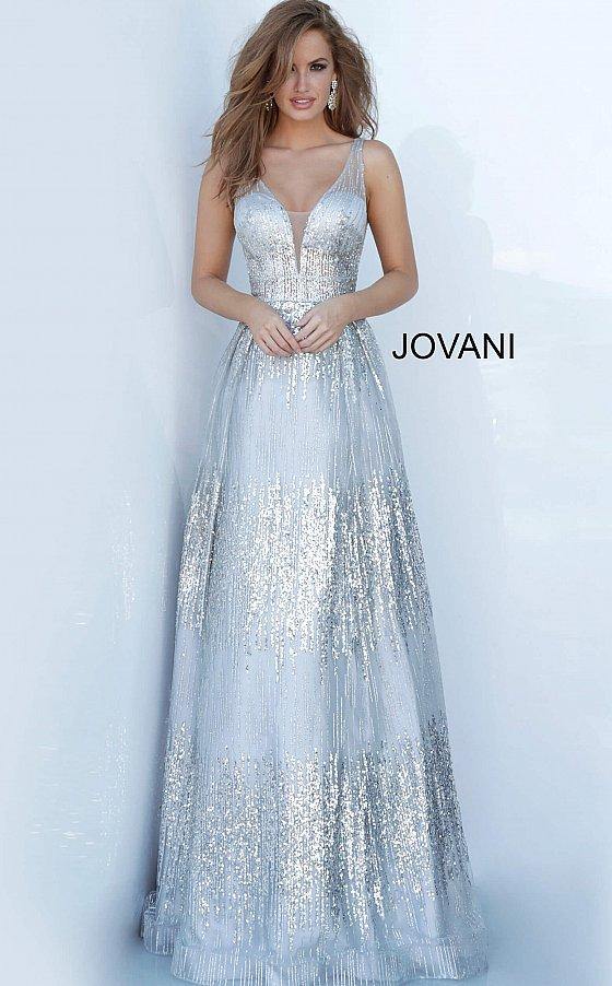 JVN By Jovani Long Formal Prom Dress JVN03092 - The Dress Outlet Jovani