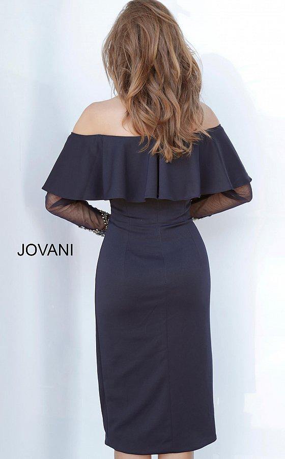 JVN By Jovani Short Cocktail Party Dress JVN1155 - The Dress Outlet Jovani