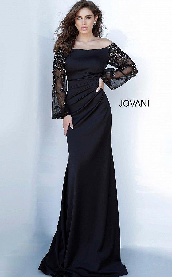 JVN By Jovani Long Formal Evening Dress JVN1156 - The Dress Outlet Jovani