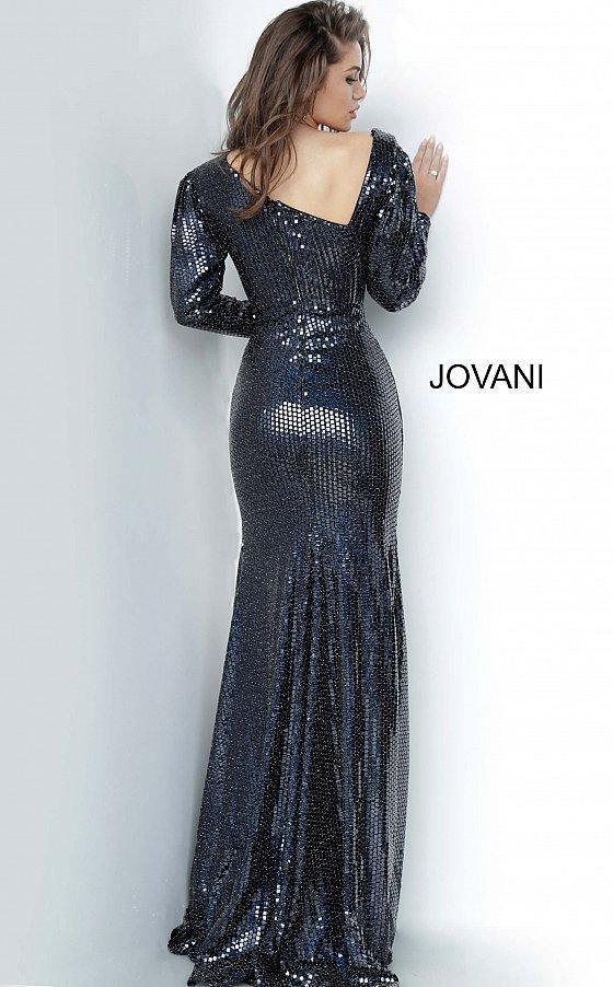 JVN By Jovani Long Sleeve Evening Dress JVN1712 - The Dress Outlet Jovani