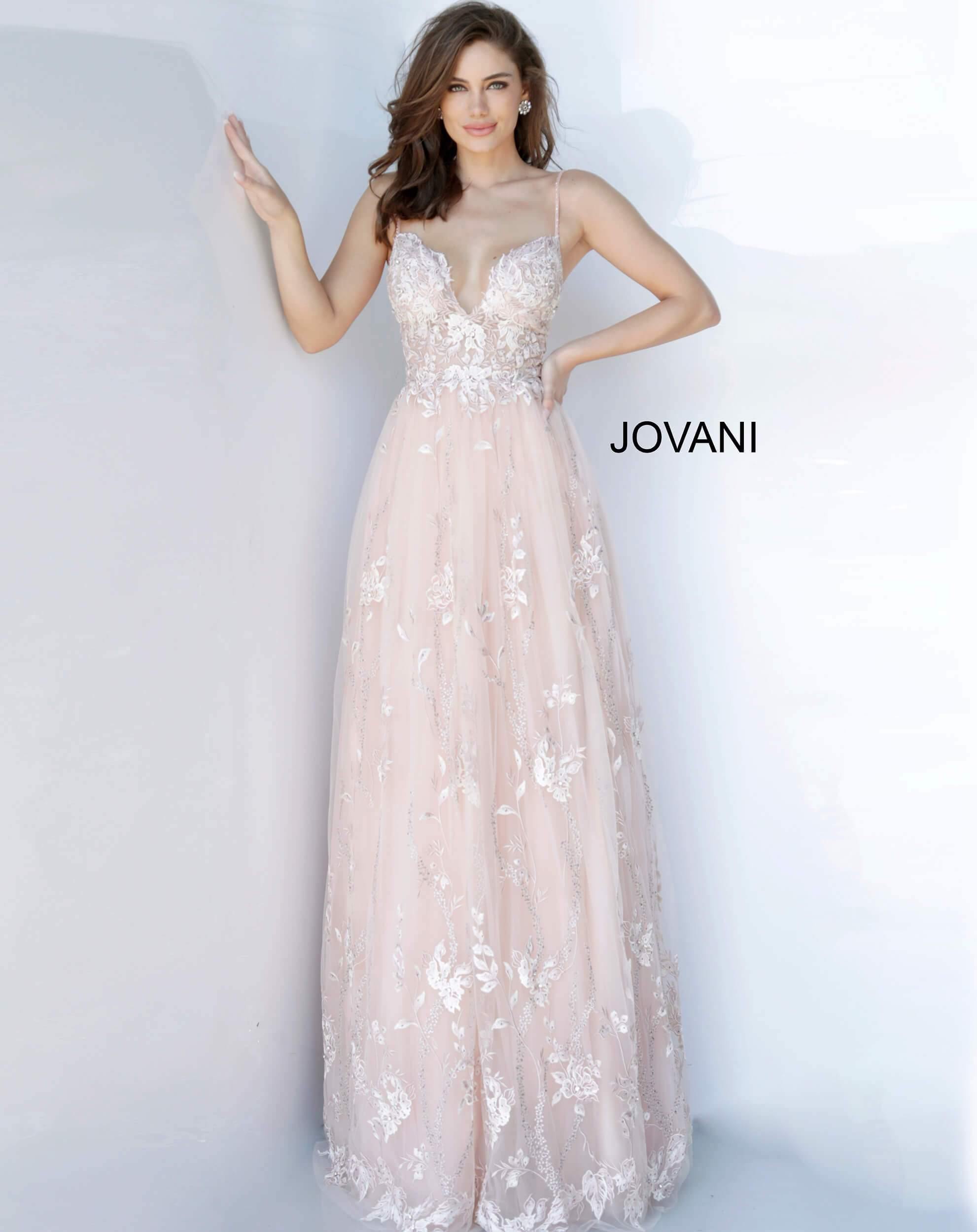 Blush Jovani 1757 Long Formal Evening Prom Gown for $900.0 – The Dress ...