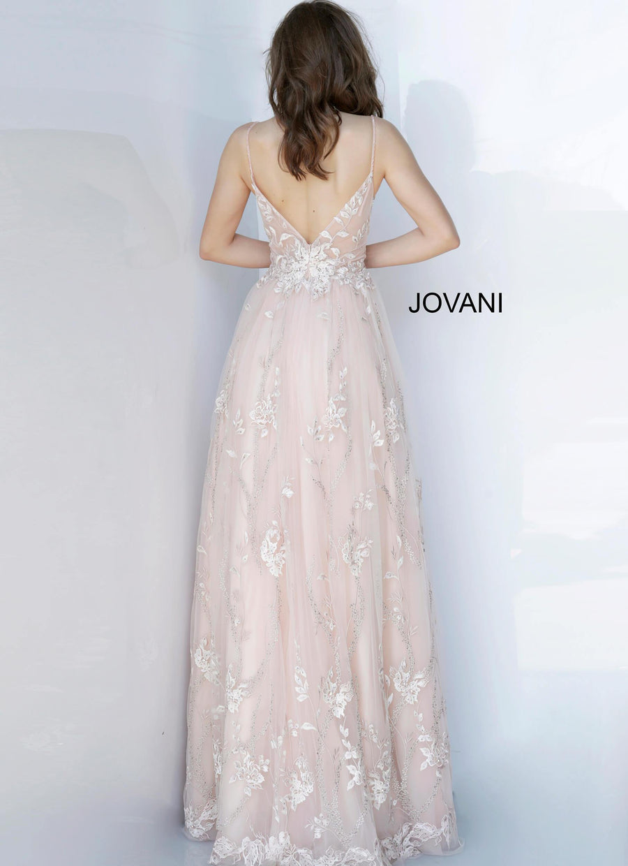 JVN By Jovani Long Formal Evening Prom Gown JVN1757 - The Dress Outlet Jovani