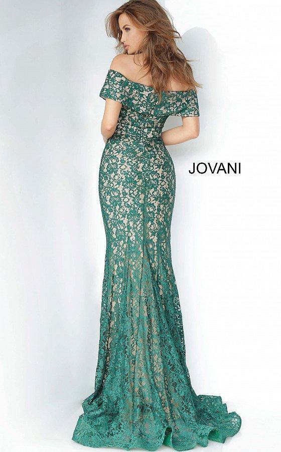 JVN By Jovani Long Formal Mermaid Lace Gown JVN1974 - The Dress Outlet Jovani