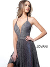 Jovani Halter Strap Cocktail Dress Prom JVN2087 - The Dress Outlet