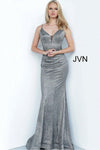 JVN By Jovani Long Metallic Prom Gown JVN2164 - The Dress Outlet Jovani