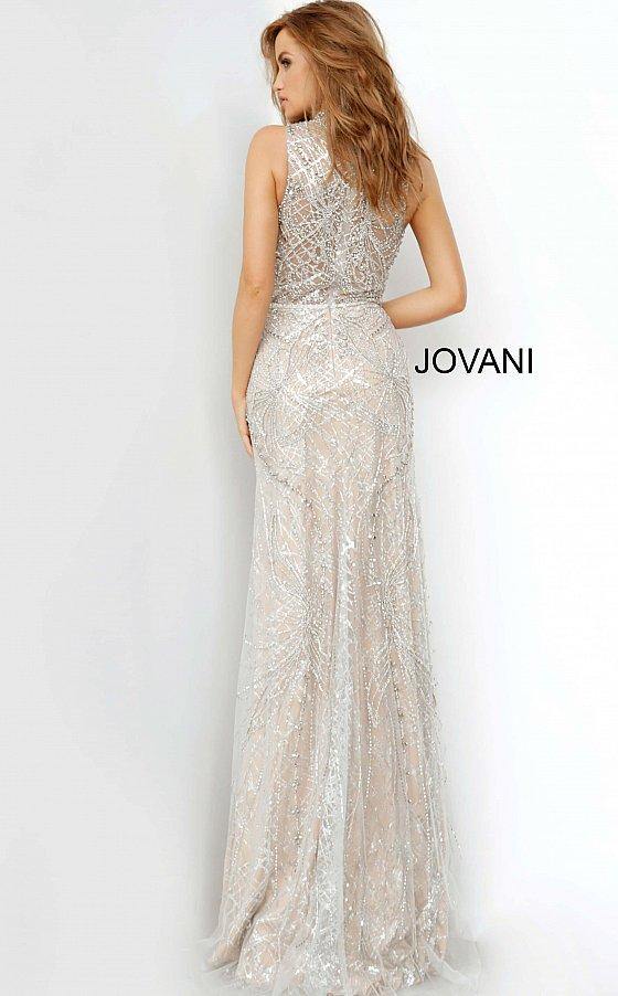 JVN By Jovani Long Formal Beaded Dress JVN2354 - The Dress Outlet Jovani