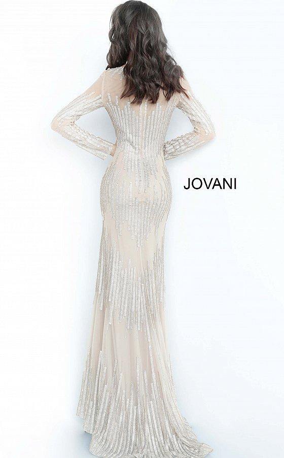 JVN By Jovani Long Sleeve Formal Prom Dress JVN3601 - The Dress Outlet Jovani