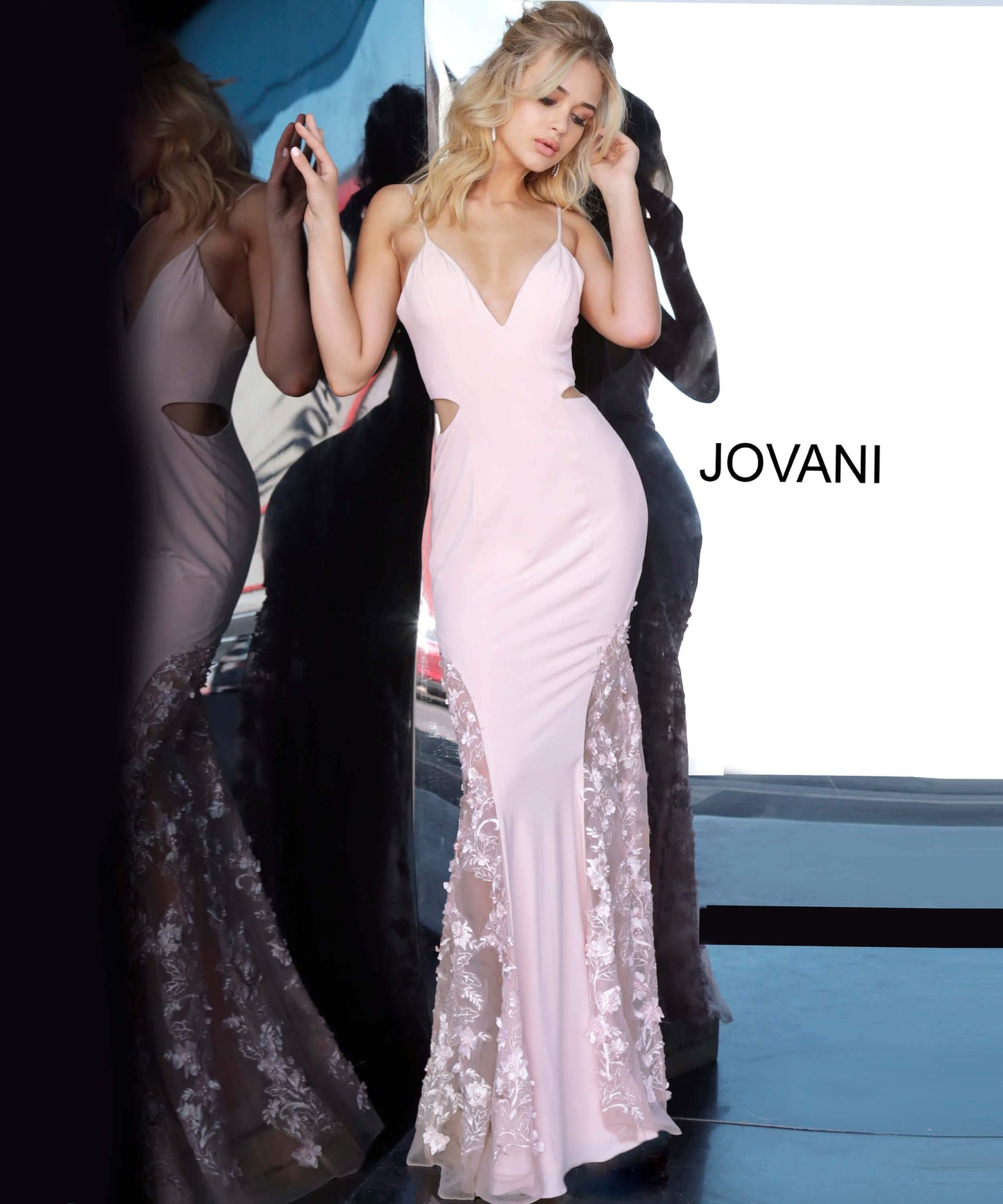 JVN By Jovani Sexy Long Fitted Prom Dress JVN3770 - The Dress Outlet Jovani