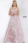 JVN By Jovani Long Formal A-line Prom Gown JVN3820 - The Dress Outlet Jovani