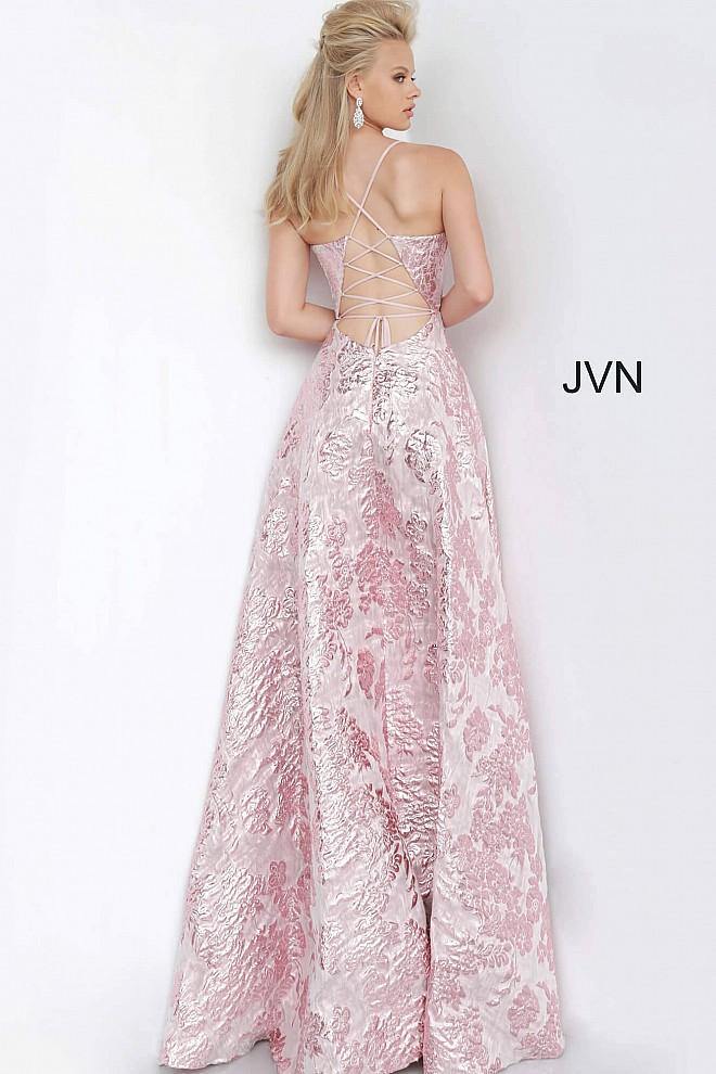 JVN By Jovani Long Formal A-line Prom Gown JVN3820 - The Dress Outlet Jovani