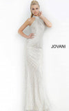 JVN By Jovani Long Formal Halter Prom Gown JVN3833 - The Dress Outlet Jovani