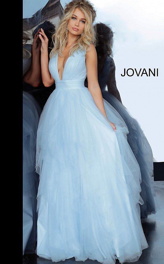 JVN By Jovani Long Formal Prom Ball Gown JVN3928 - The Dress Outlet Jovani