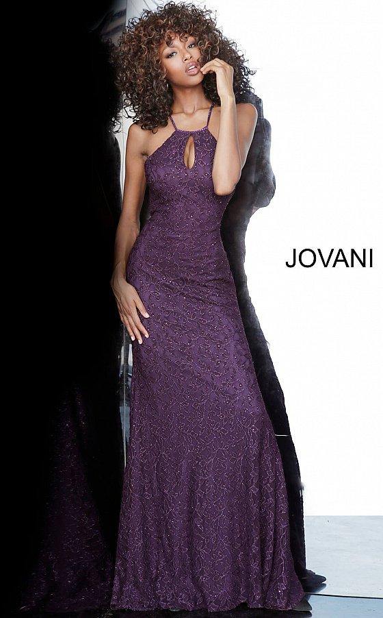 JVN By Jovani Long Formal Lace Prom Dress JVN4032 - The Dress Outlet Jovani