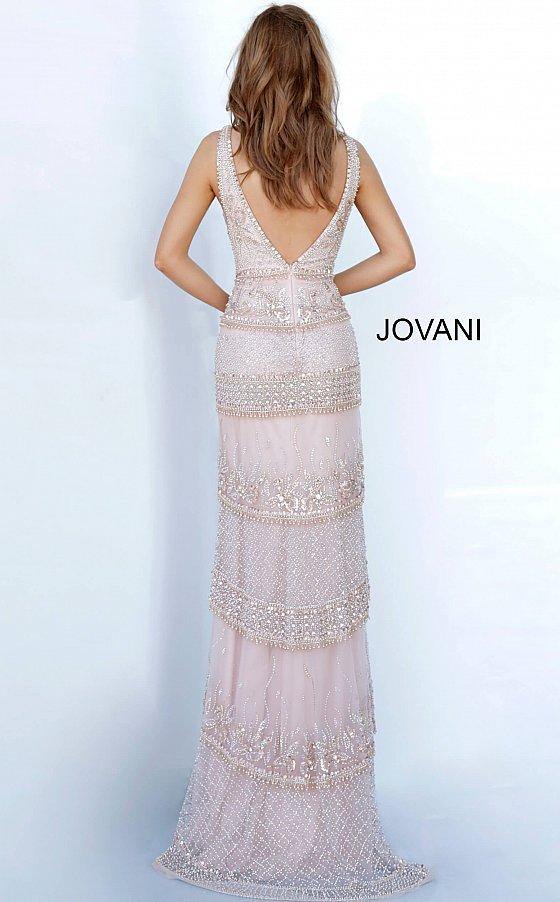 JVN By Jovani Long Sleeveless Formal Dress JVN4099 - The Dress Outlet Jovani