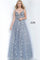 JVN By Jovani Long Prom Ball Gown JVN4297 Charcoal - The Dress Outlet Jovani