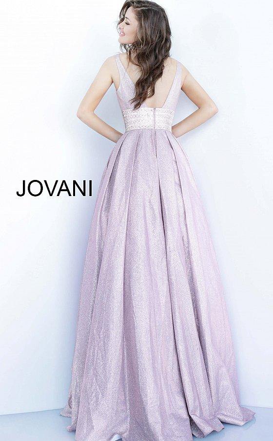 JVN By Jovani Long Metallic Prom Ball Gown JVN55535 - The Dress Outlet Jovani