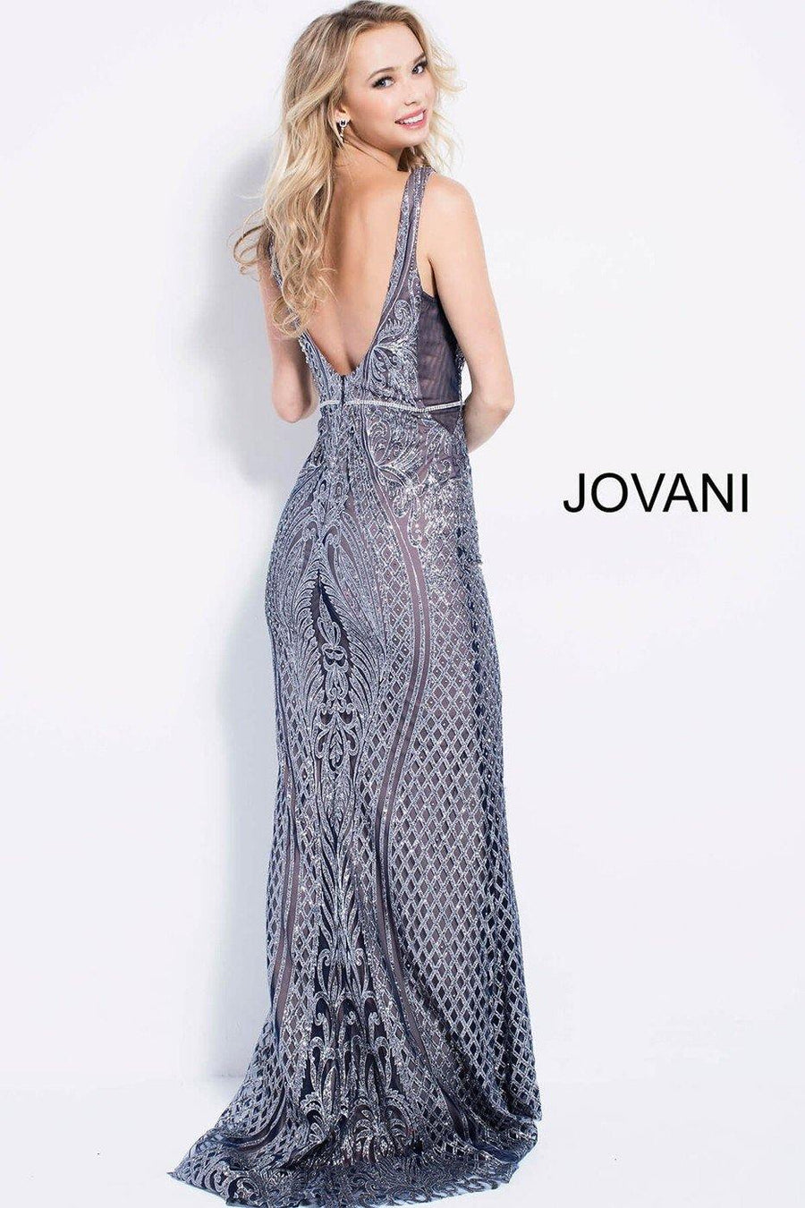 Jovani Long Fitted Dress Prom JVN55819 - The Dress Outlet