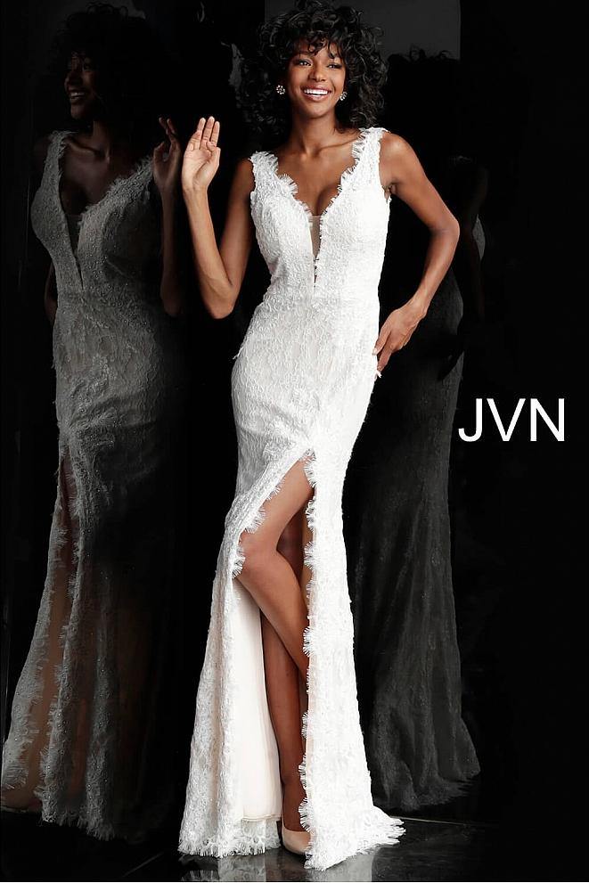 Jovani Long Wedding Dress JVN60595 - The Dress Outlet