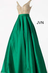 JVN By Jovani Long Beaded A Line Prom Ball Gown JVN60696 - The Dress Outlet Jovani