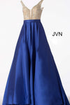 JVN By Jovani Long Beaded A Line Prom Ball Gown JVN60696 - The Dress Outlet Jovani