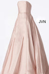 JVN By Jovani Prom Long Strapless Pleated Skirt Ball Gown JVN62633 - The Dress Outlet Jovani