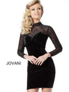 Jovani Short Fitted Cocktail Dress JVN62959  - The Dress Outlet