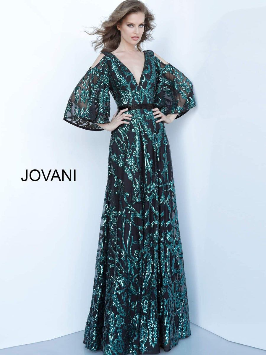 JVN By Jovani Long Formal Evening Dress JVN64550 - The Dress Outlet Jovani