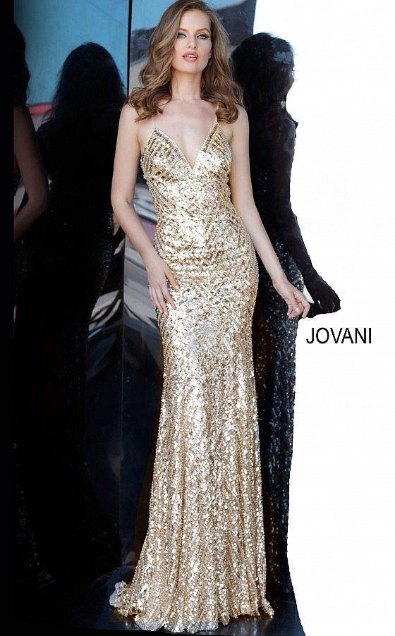 JVN By Jovani Long Sexy Prom Gown Formal JVN65836 - The Dress Outlet Jovani