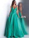 JVN By Jovani Spaghetti Straps A Line Prom Gown JVN66673 - The Dress Outlet Jovani